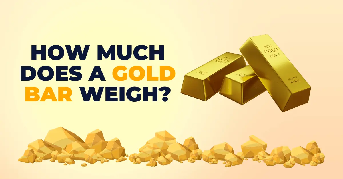 How much does a gold bar weigh