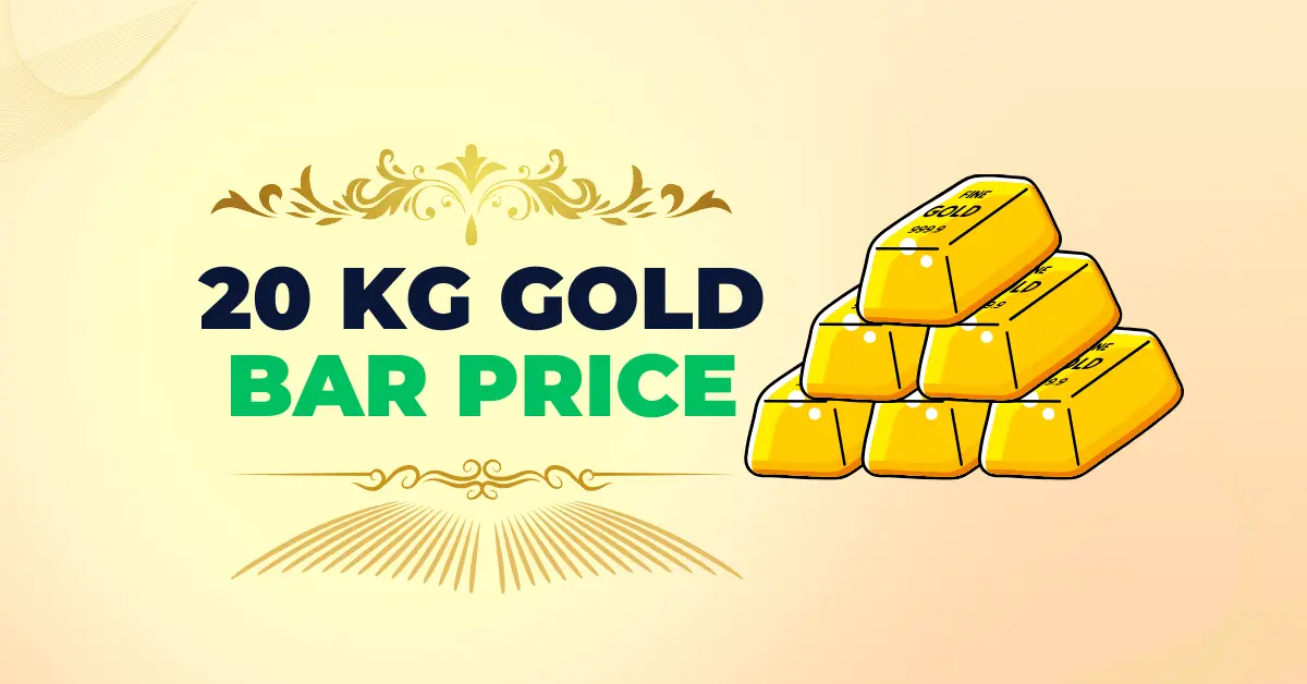 20 kg gold bar price