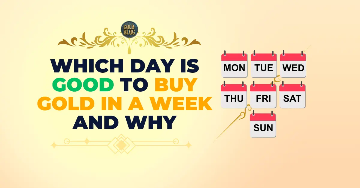 which day is good to buy gold in a week and Why