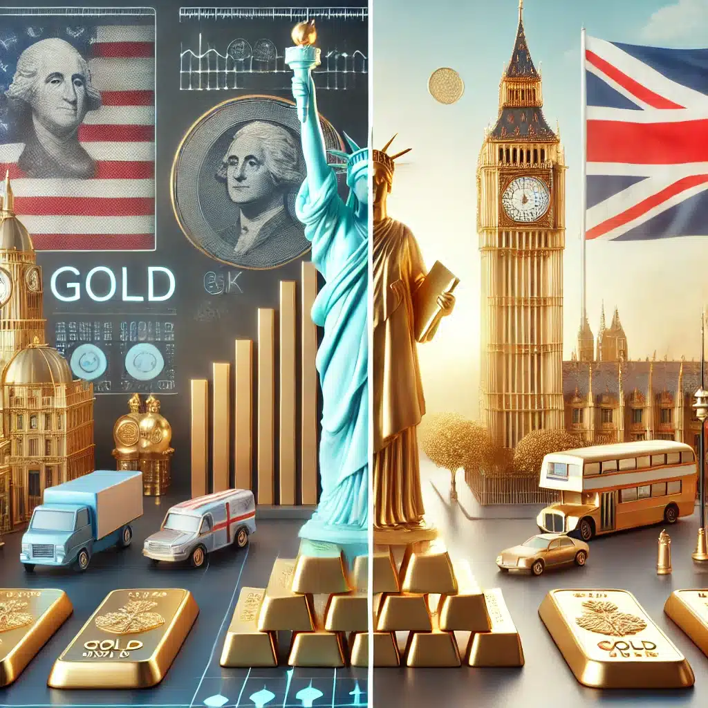 How the Gold Market Differs Between the USA and UK