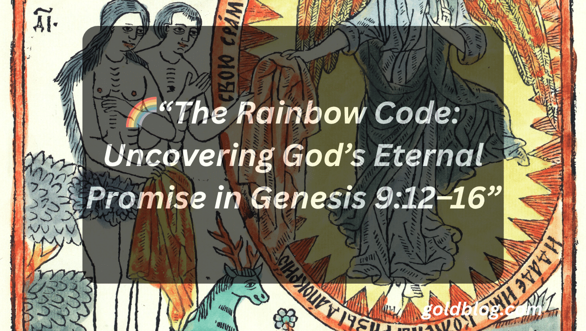 🌈“The Rainbow Code: Uncovering God’s Eternal Promise in Genesis 9:12–16”