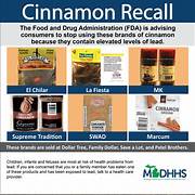 FDA Ground Cinnamon Recall: What You Need to Know