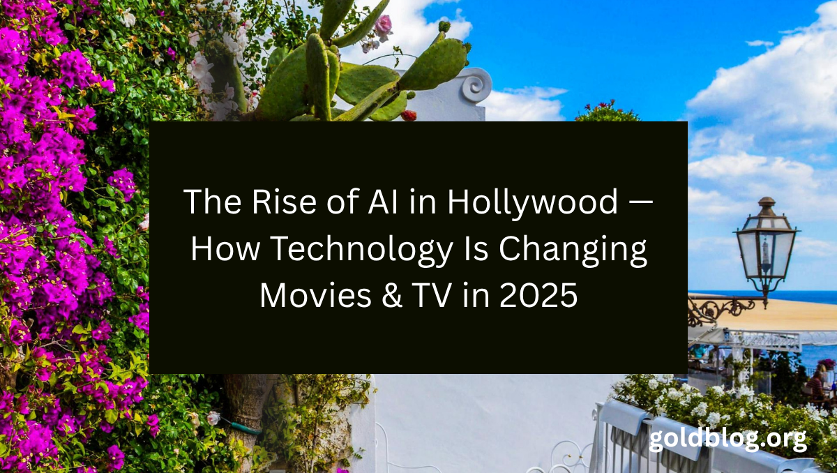The Rise of AI in Hollywood — How Technology Is Changing Movies & TV in 2025