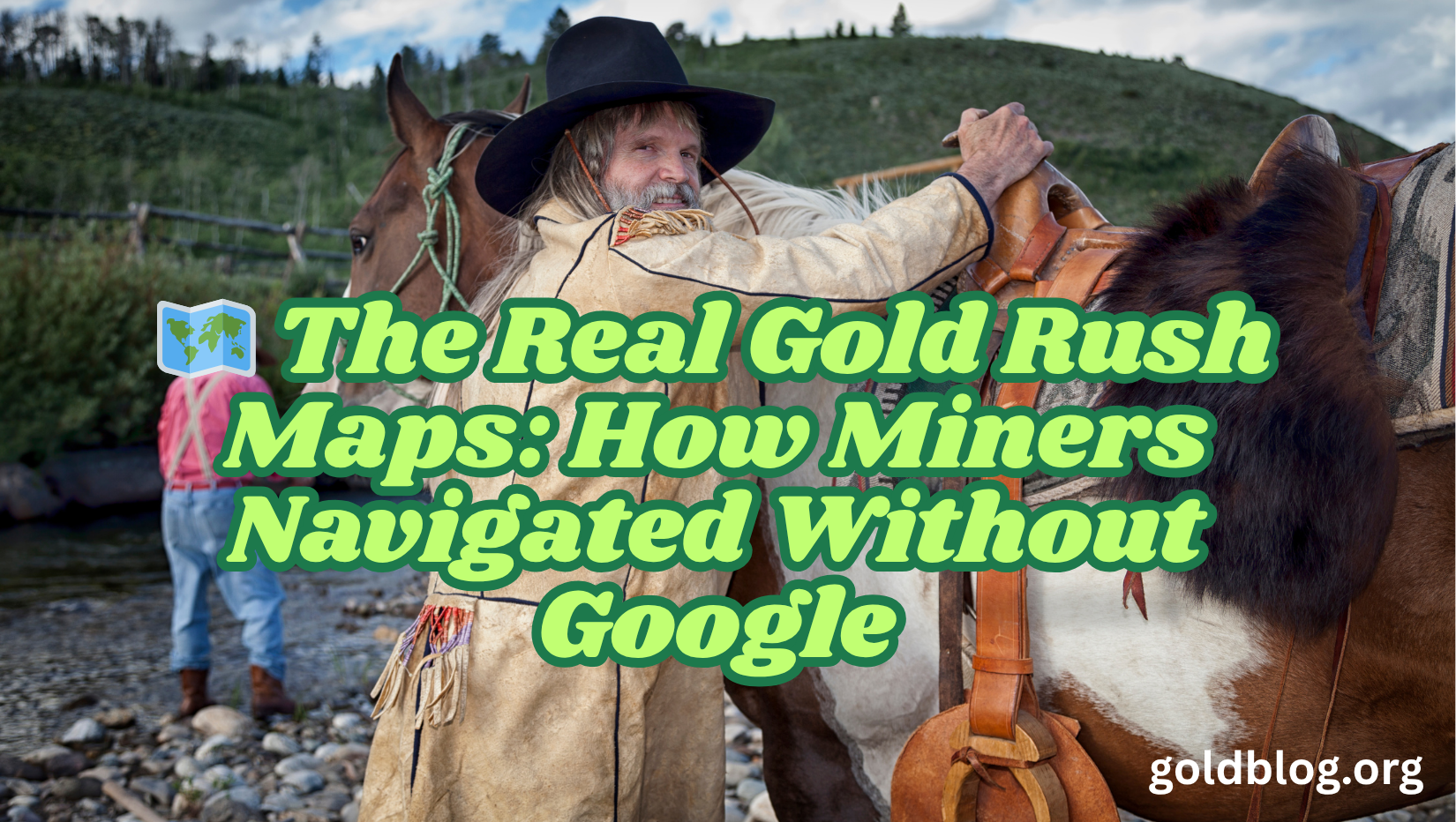 🗺️ The Real Gold Rush Maps: How Miners Navigated Without Google